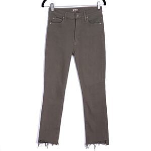 MOTHER Rascal Ankle Step Fray Jeans Capers High Waisted 5 Button Women's 27